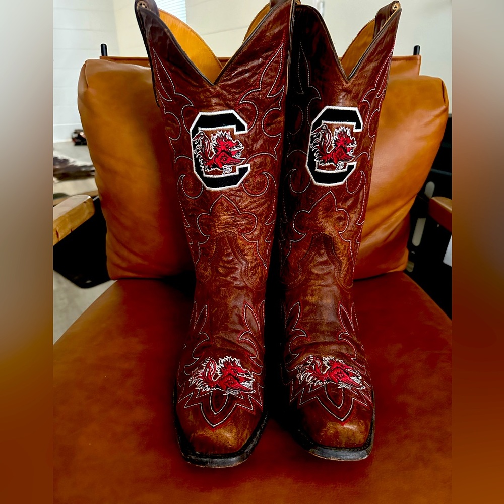 GAMEDAY MEN'S WESTERN BOOT -UNIVERSITY OF SOUTH CAROLINA GAMECOCKS Size 11